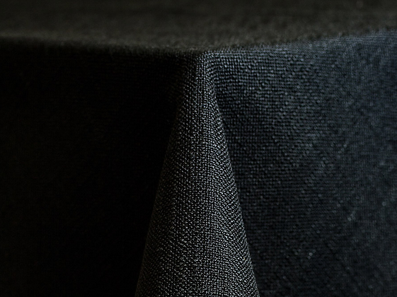Black Panama Linen