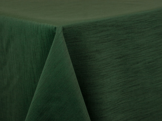 Hunter-Green Dupioni Linen