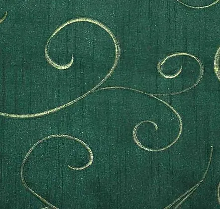 Hunter-Green Nova Swirl Linen