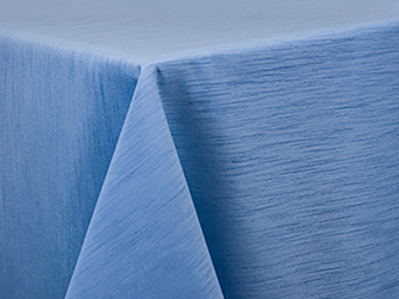 Light-Blue Dupioni Linen