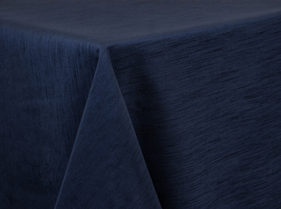 Navy-Blue Dupioni Linen