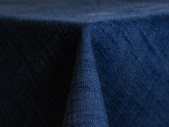 Navy-Blue Panama Linen