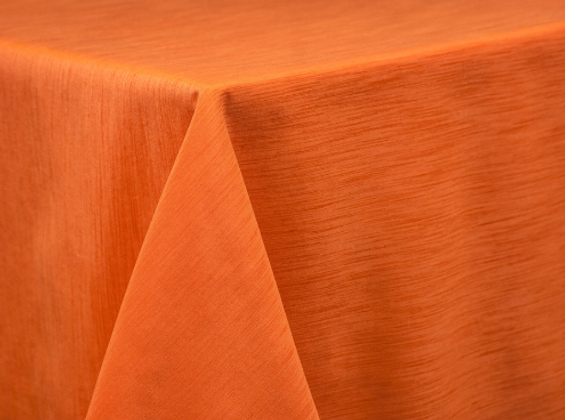 Orange Dupioni Linen