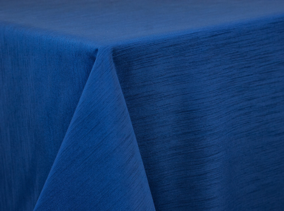 Royal-Blue Dupioni Linen