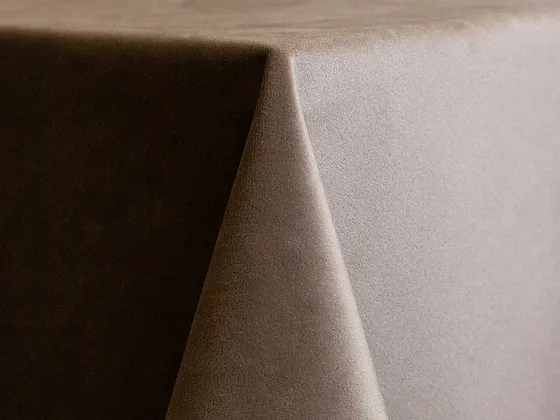 Taupe-Velvet Linen