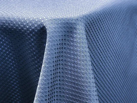 Waffle-Pique-Slate Blue