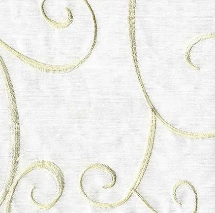 White Nova Swirl Linen